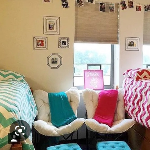 Pottery Barn Teen Twin Chevron Duvet Pillow Sham Pool Aqua Turquoise - Picture 3 of 3